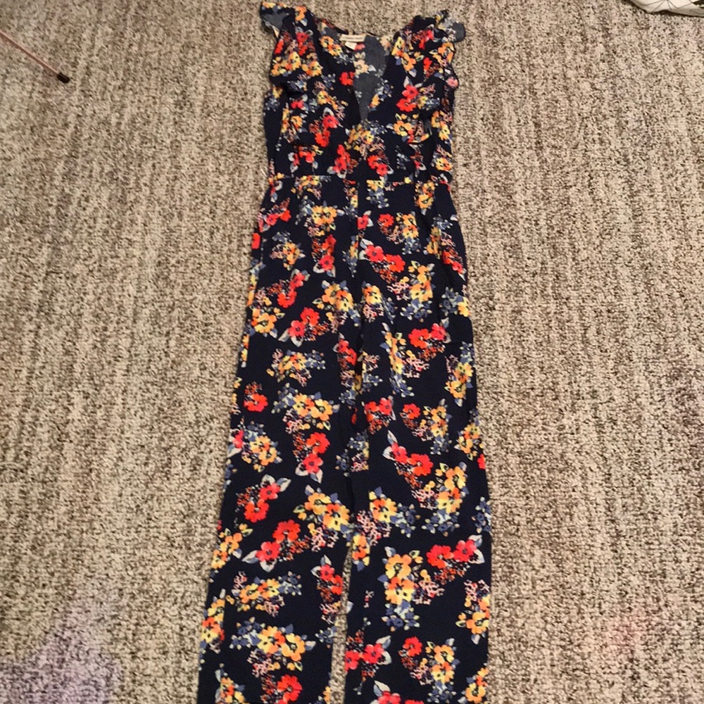 Girls Flower Jumper Size Small